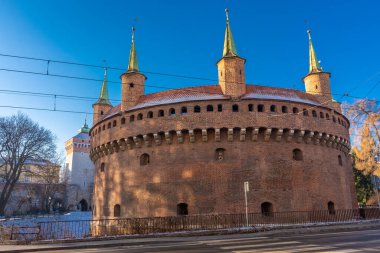 Krakow Barbican 'ı, dünyanın en iyi korunmuş yerlerinden biri, Polonya