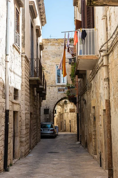 Trani Italy Augaugust 2021 Medieval Streets Historic Center — 스톡 사진
