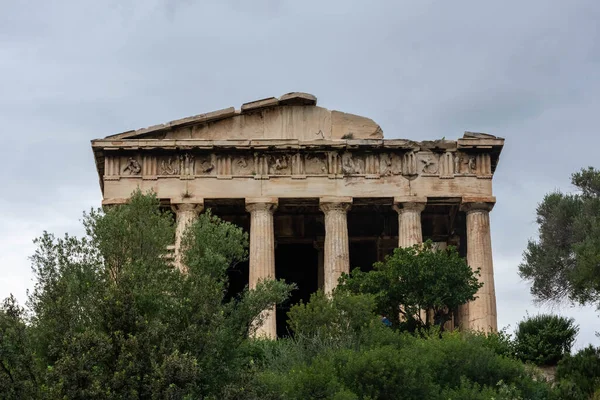 Tempio Efesto Nell Agorà Atene Grecia — Foto Stock