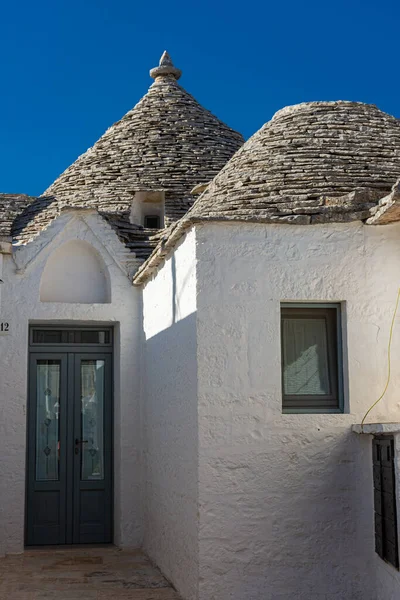 Alberobello Die Stadt Der Trulli Häuser Apulien Süditalien — Stockfoto