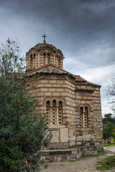 Église Orthodoxe Dans Agora Athènes Grèce — Photo