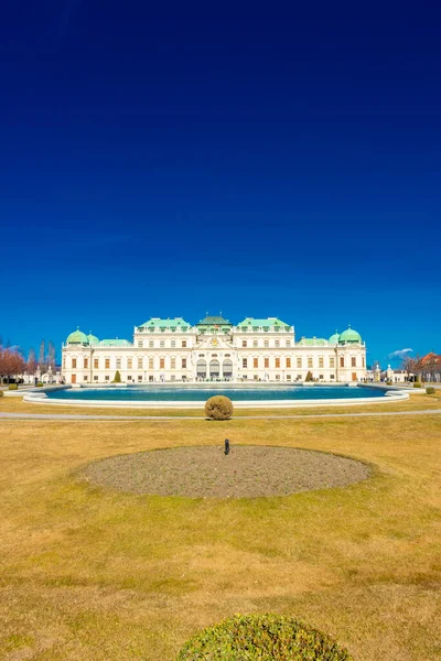 Vienna Oostenrijk Februari 2022 Het Paleis Belvedere — Stockfoto