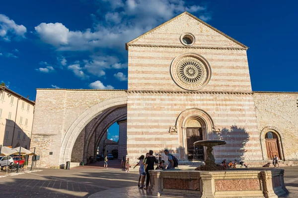 Assisi Italy August 2021 Saint Chiara Church — Stockfoto