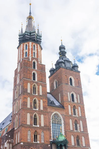 Собор Святой Марии Кракове Польша — стоковое фото