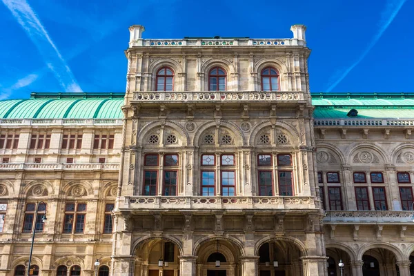 Facade Vienna Opera House Austria — Zdjęcie stockowe