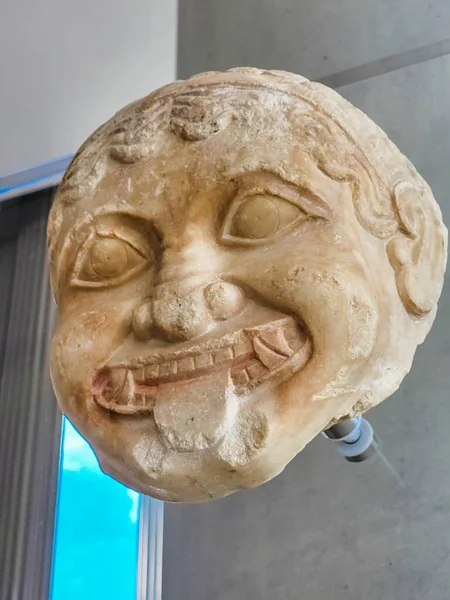 Athens ギリシャ 12月2021 古代ギリシャの発見と現代アクロポリス博物館のインテリア — ストック写真