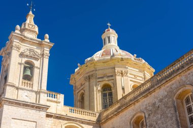 Dome of the baroque cathedral of Rabat, Malta