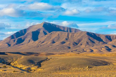 Amazing volcanic landscape in Lanzarote, next to Papagayo Beach, Canary Islands, Spain