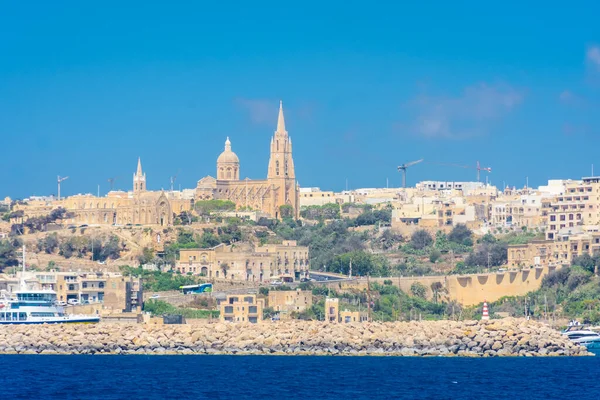 Gozo Malta Mei 2022 Landschap Van Het Eiland Gozo Vanuit — Stockfoto