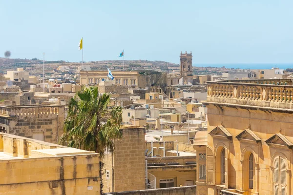 Gozo Malta Mei 2022 Street View Victoria Town Center — Stockfoto