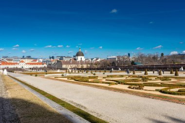 Vienna, AUSTRIA, 19 Şubat 2022 Belvedere Sarayı