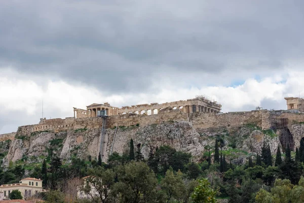 Vista Acrópole Athens Greece — Fotografia de Stock