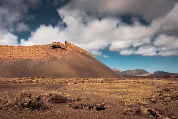 Landscape Cuervo Volcano Lanzarote Canary Islands Spain — Stockfoto