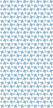 Kusursuz desenli küçük mavi çiçekler beyaz arka plan düz vektör, kusursuz çiçek deseni