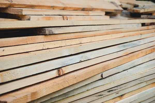 Boards Stacked Many Boards Building Material — Stok fotoğraf