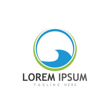 yarış bayrağı logo vektör şablonu