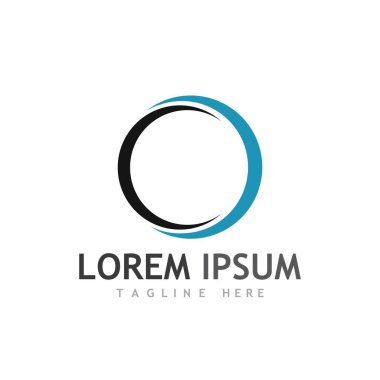 yarış bayrağı logo vektör şablonu