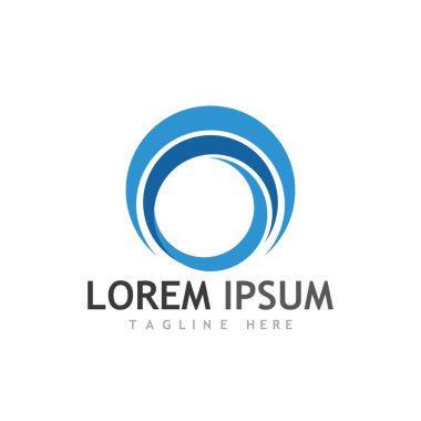 yarış bayrağı logo vektör şablonu