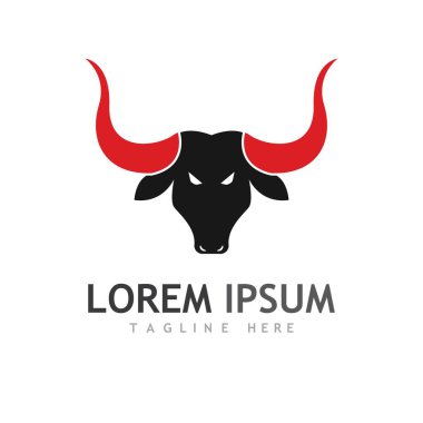 Boğa başlı boynuz logosu ve sembolü