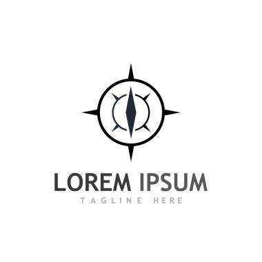 Pusula logosu ve sembol vektörü