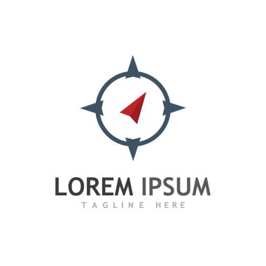 Pusula logosu ve sembol vektörü