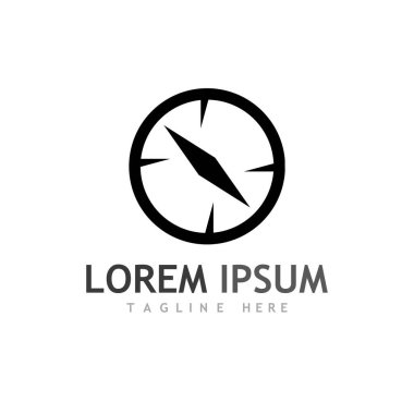 Pusula logosu ve sembol vektörü