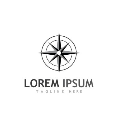 Pusula logosu ve sembol vektörü