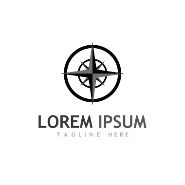 Pusula logosu ve sembol vektörü