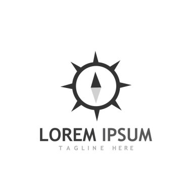 Pusula logosu ve sembol vektörü