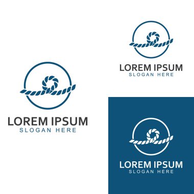 Vektör tasarımı kullanılarak ip logosu