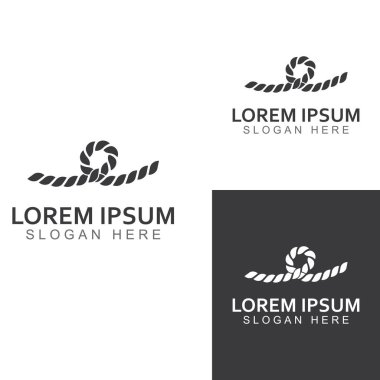 Vektör tasarımı kullanılarak ip logosu