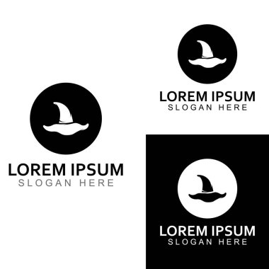 Sihirbaz kapağı logosu. Vektör tasarımı konseptini kullanarak.