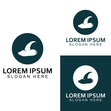 Sihirbaz kapağı logosu. Vektör tasarımı konseptini kullanarak.