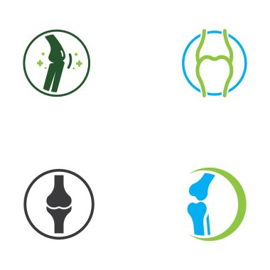 Kemik logosu vektör tasarımı