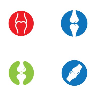 Kemik logosu vektör tasarımı