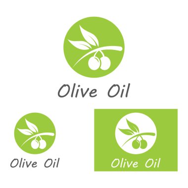 zeytin ikonu vektör çizim şablonu