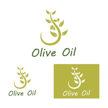 zeytin ikonu vektör çizim şablonu