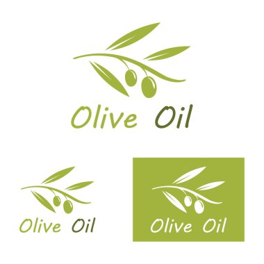 zeytin ikonu vektör çizim şablonu