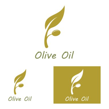 zeytin ikonu vektör çizim şablonu