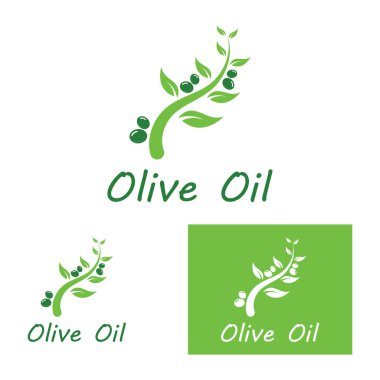 zeytin ikonu vektör çizim şablonu
