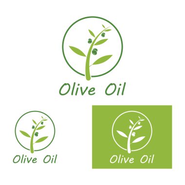 zeytin ikonu vektör çizim şablonu