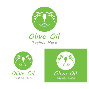 zeytin ikonu vektör çizim şablonu