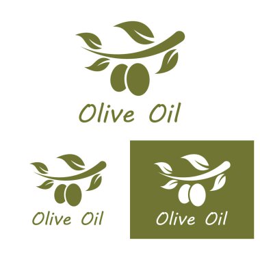 zeytin ikonu vektör çizim şablonu
