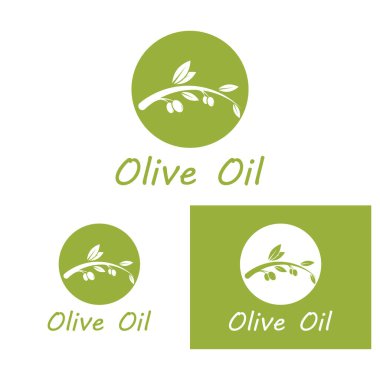 zeytin ikonu vektör çizim şablonu