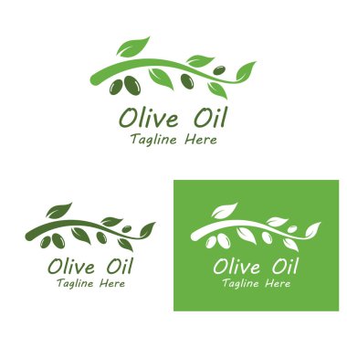 zeytin ikonu vektör çizim şablonu