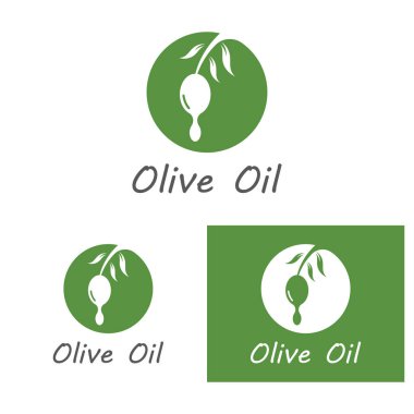 zeytin ikonu vektör çizim şablonu