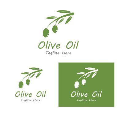 zeytin ikonu vektör çizim şablonu