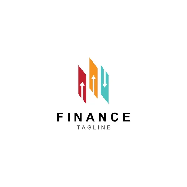 Logotipo Negócio Financeiro Logotipo Gráfico Financeiro Logotipo Para Dados Resultados —  Vetores de Stock