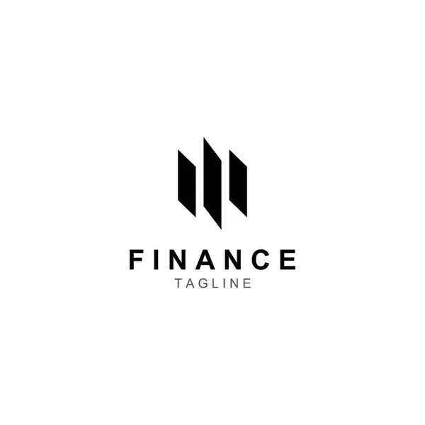 Logotipo Negócio Financeiro Logotipo Gráfico Financeiro Logotipo Para Dados Resultados —  Vetores de Stock