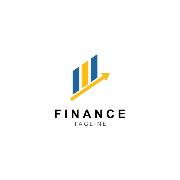 Λογότυπο Χρηματοοικονομικής Επιχείρησης Οικονομικό Γραφικό Λογότυπο Λογότυπο Για Δεδομένα Οικονομικών — Διανυσματικό Αρχείο